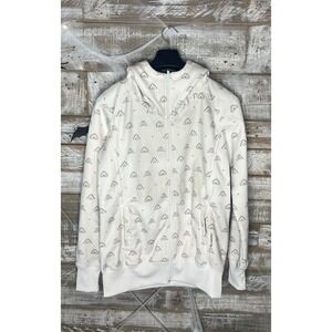 Billabong‎ womens long sleeved hooded jacket ivory L